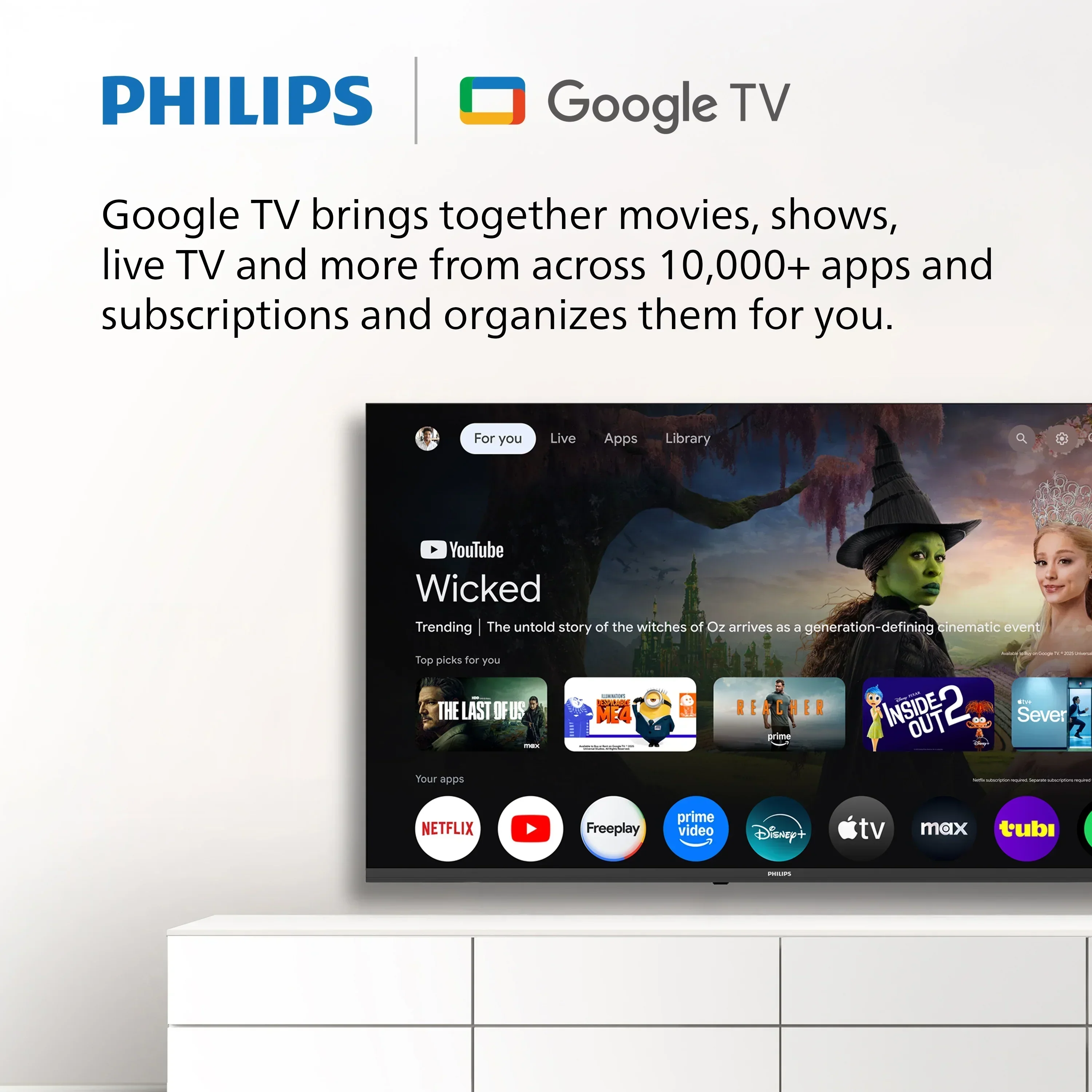 Philips 60�� Class 4K Ultra HD (2160p) Google Smart LED TV (60PUL7555/F7)
